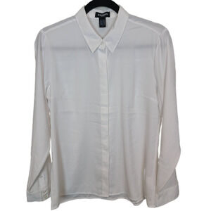 Express Womens Portofino Shirt Conscious Edit Sz M Career Office Work Minimalist